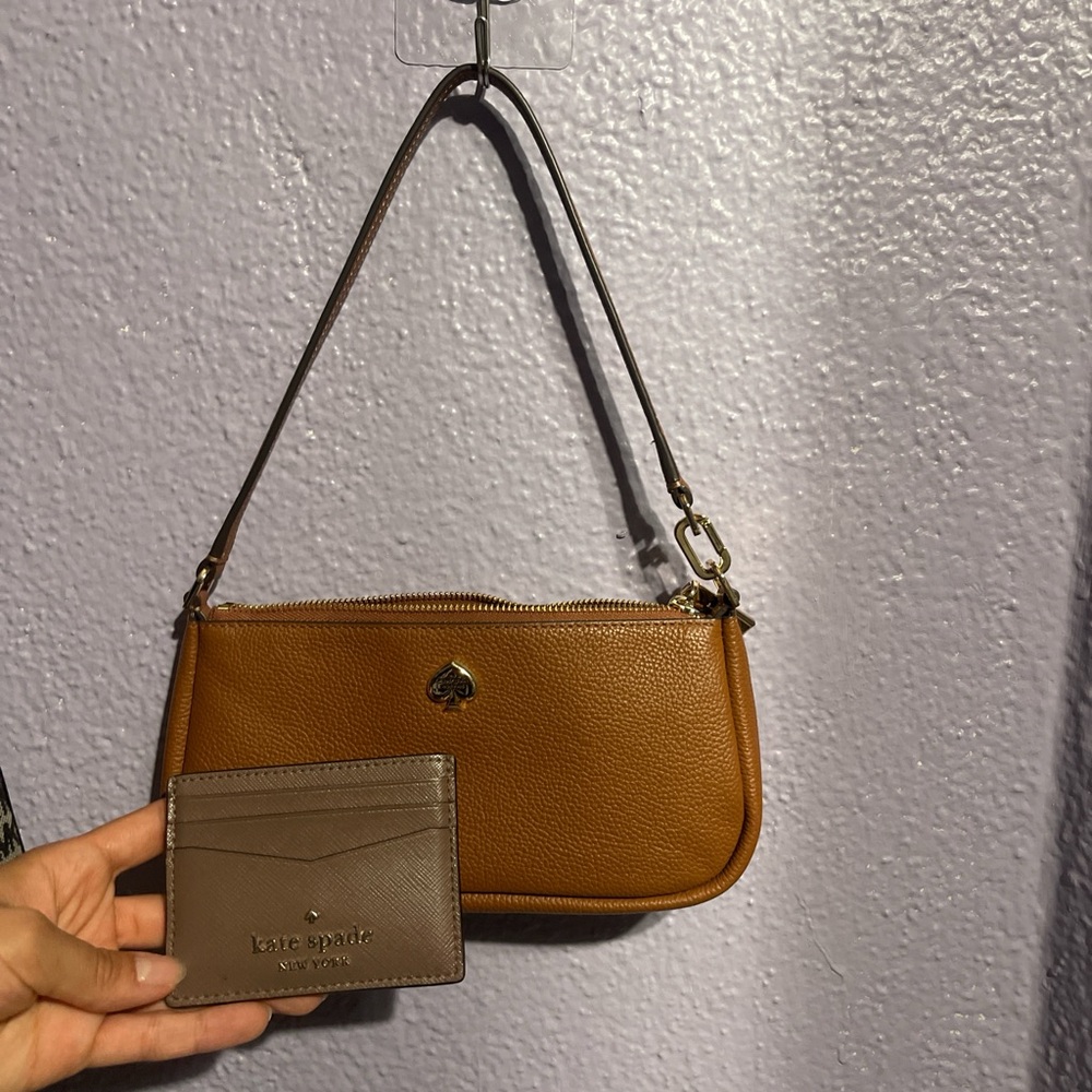 Kate Spade Tan Leather Shoulder Bag